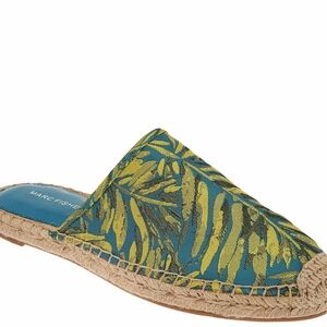 Marc Fisher Women's Summer Green Espadrille Slides NIB 6
